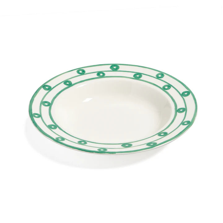 Serenity Green Soup Plate