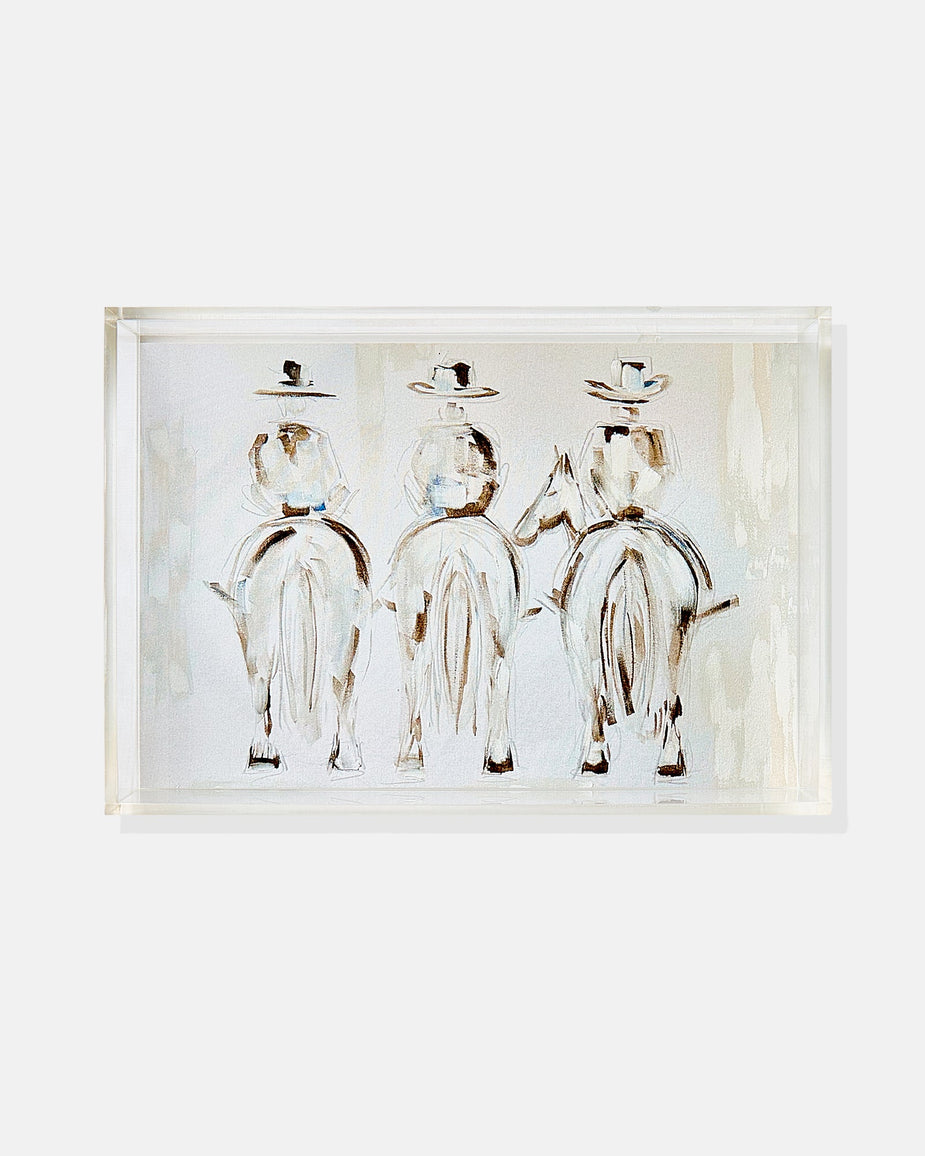 Printed Acrylic Tray Small