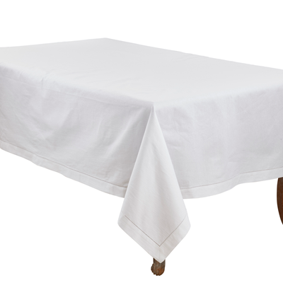 Hemstitch Border Tablecloth 70" x 140"