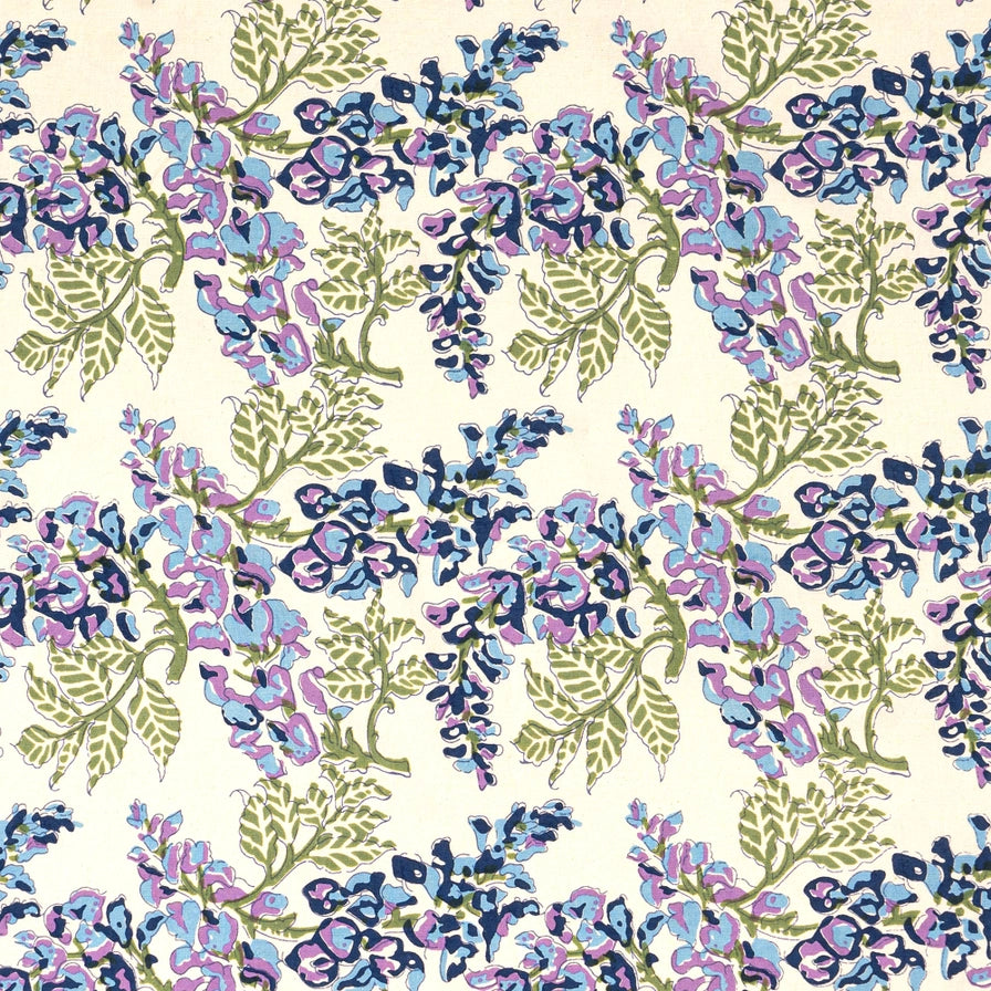 Wisteria Blue and Green Tablecloth