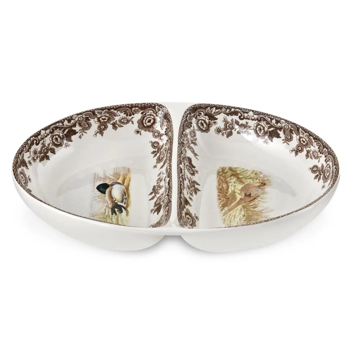 Woodland Divided Dish 11.5 Inch, Pheasant & Mallard
