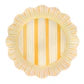 Cabana Stripe melamine dinner plates - Set of 4