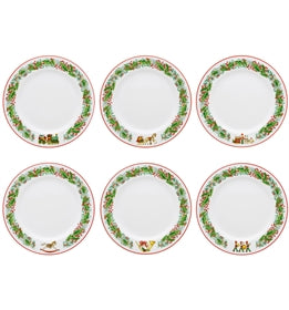 Christmas Magic Dinner plates set/6