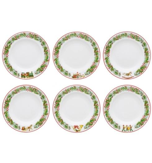Christmas Magic Soup plates set/6
