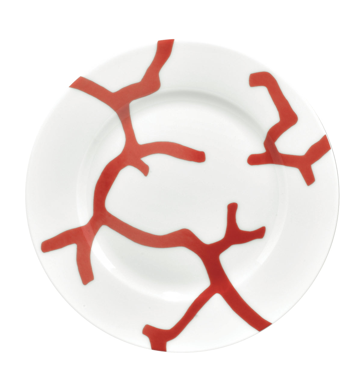 Cristobal Red - Salad/Cake Plate 7.7 in n2