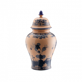 Oriente Italiano Small Potiche Vase with Cover