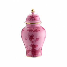Oriente Italiano Small Potiche Vase with Cover