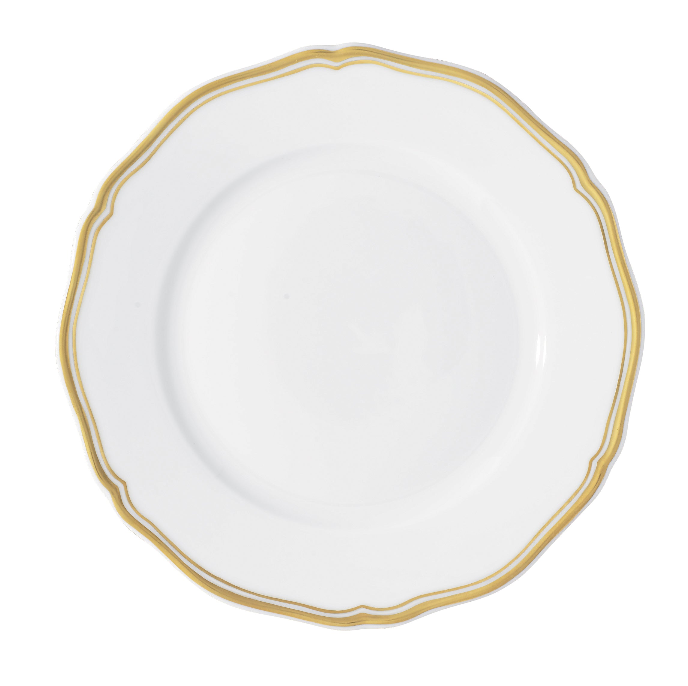 Polka Or - Salad Cake Plate 7.7 in