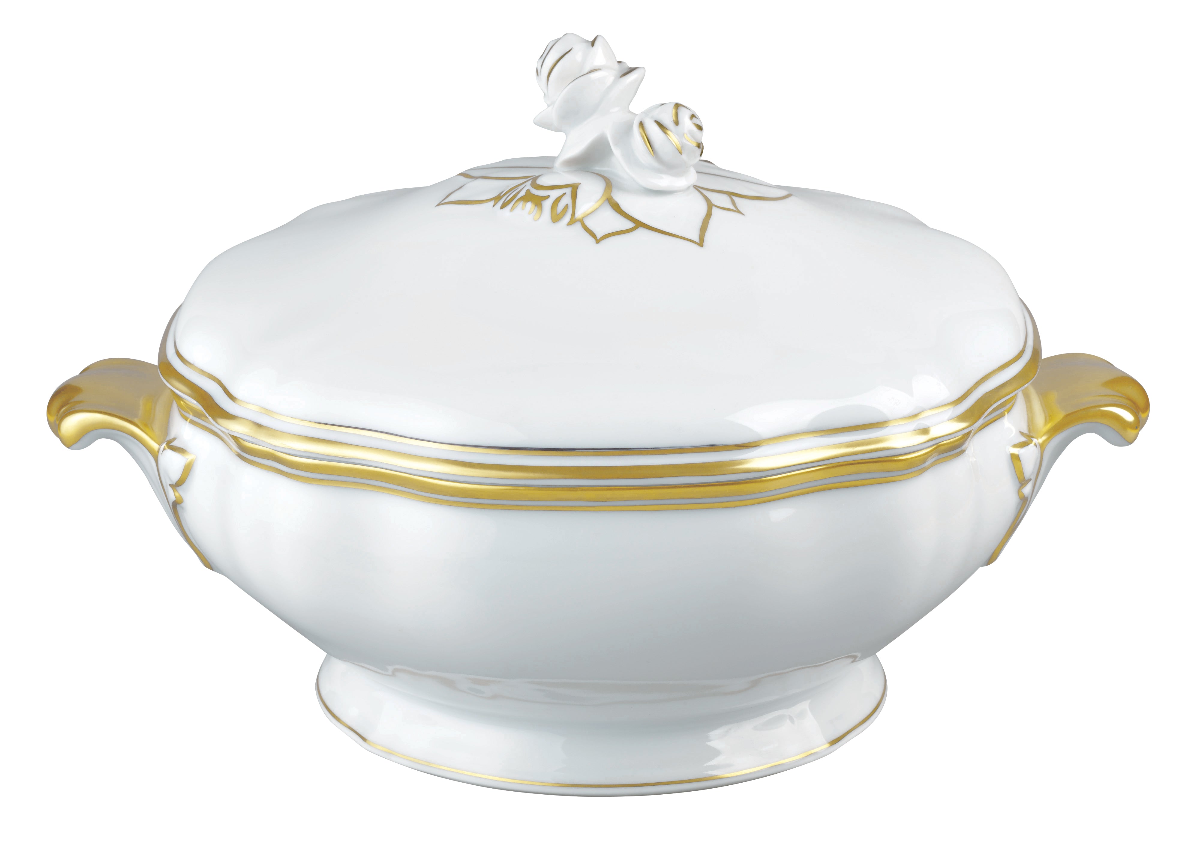 Polka Or - Soup Tureen 9.6 in 73 oz