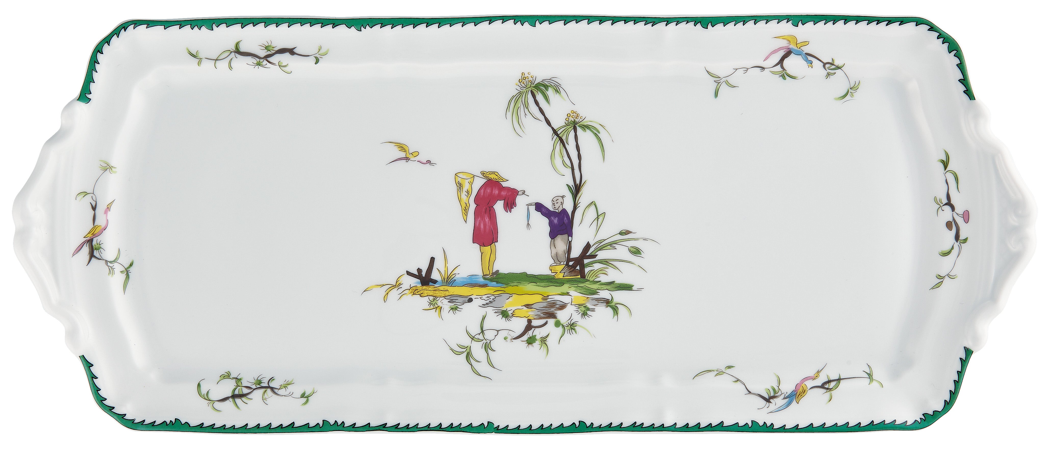 Longjiang - Long Cake Plate 15.9 x 6.7 in