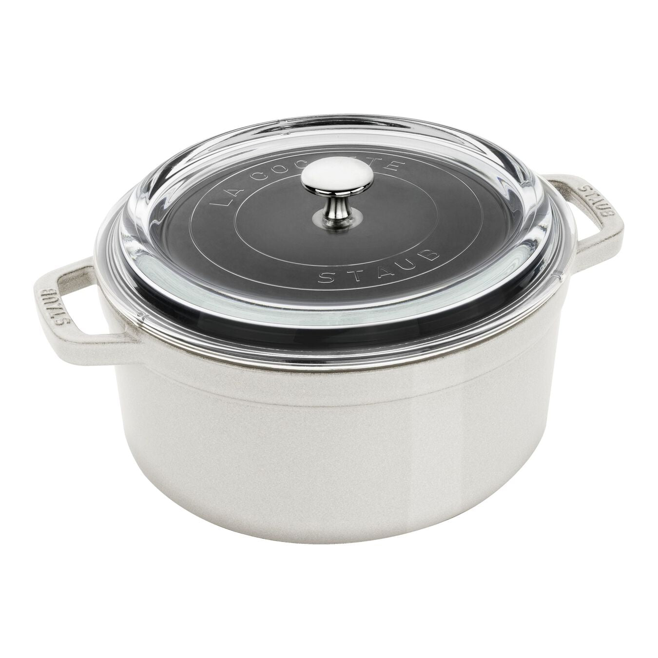 Staub Cocotte Round 4 qt. with glass lid