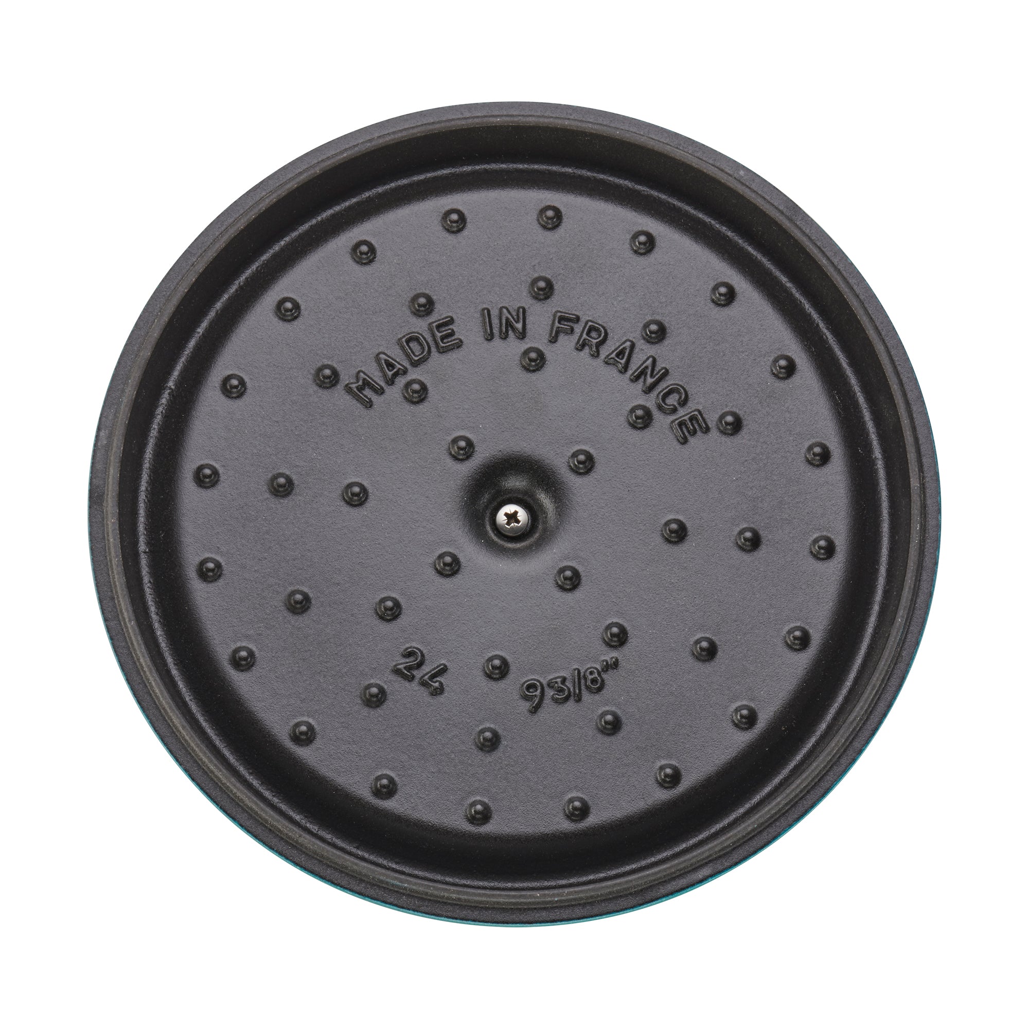 Staub Cast Iron 4-qt Round Cocotte - Turquoise