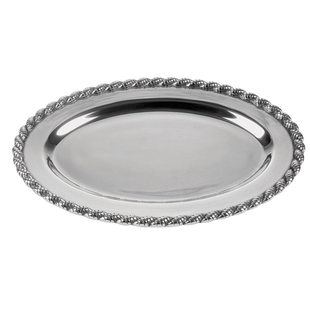 Salisbury Masthead Medium Oval Tray, 14 ½” x 10”