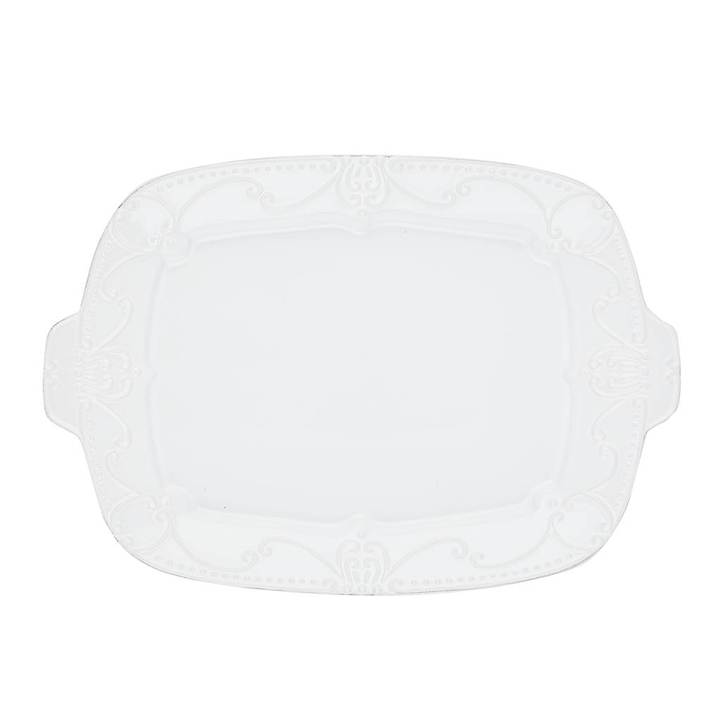Isabella Rectangular Tray - Pure White
