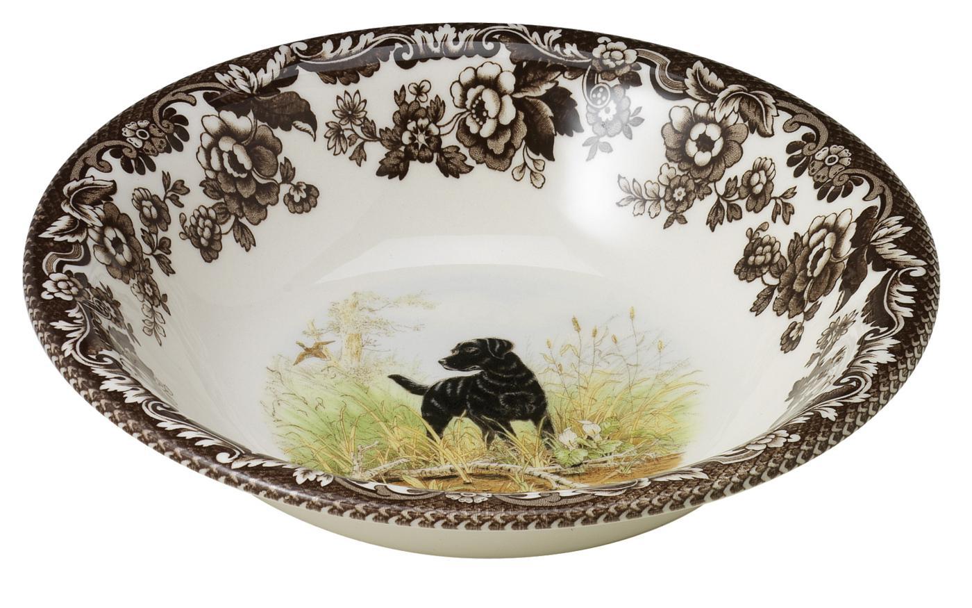 Woodland - Ascot Cereal Bowl (Black Labrador Retriever)
