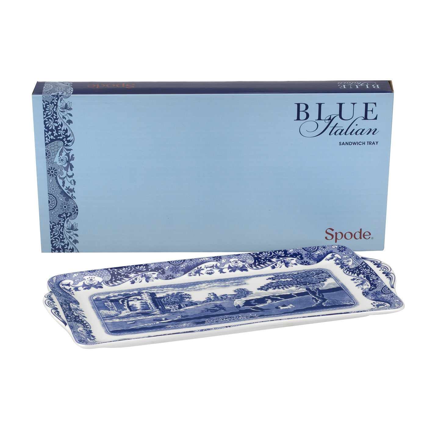 Spode Blue Italian - Serveware Sandwich Tray
