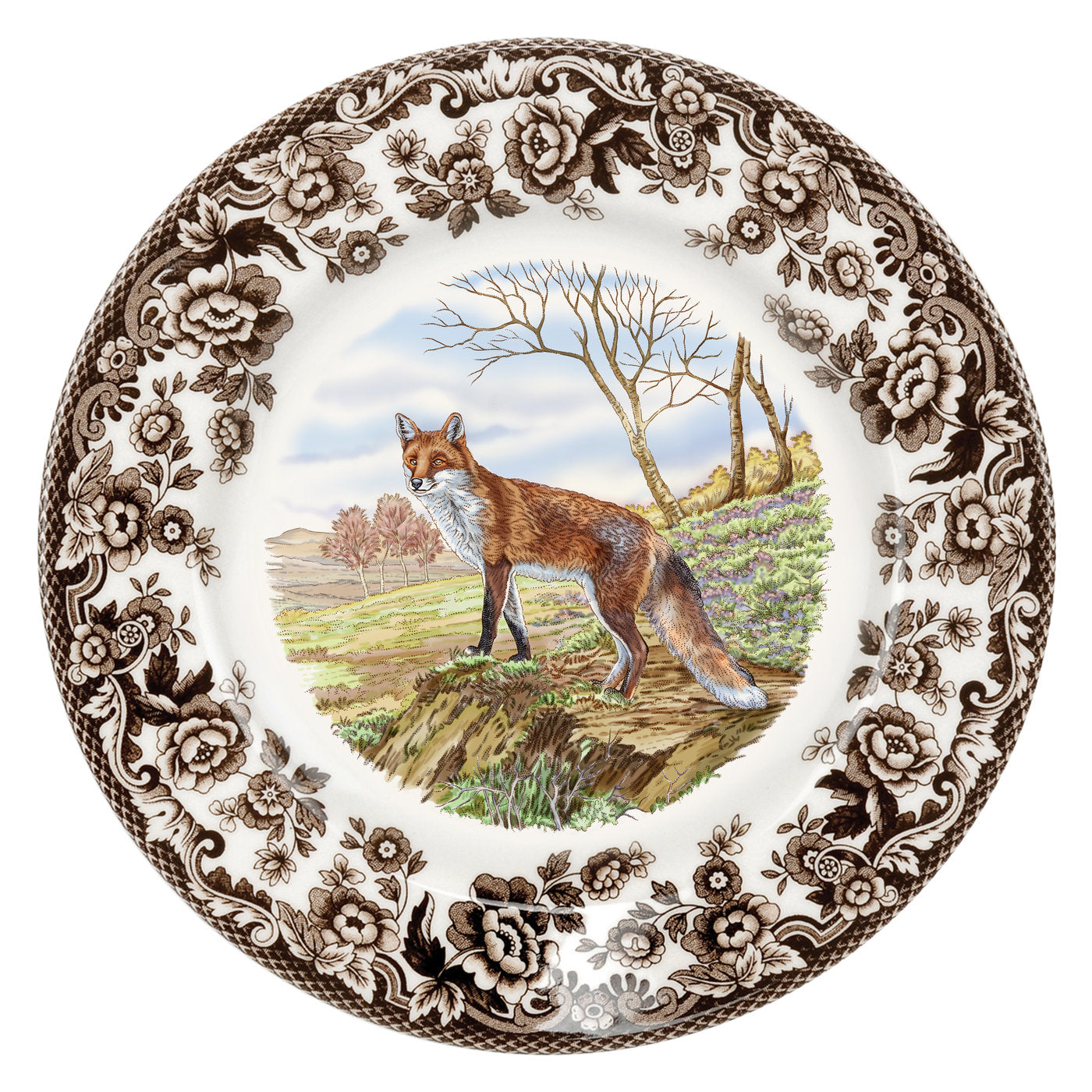 Spode Woodland Red Fox - Salad Plate