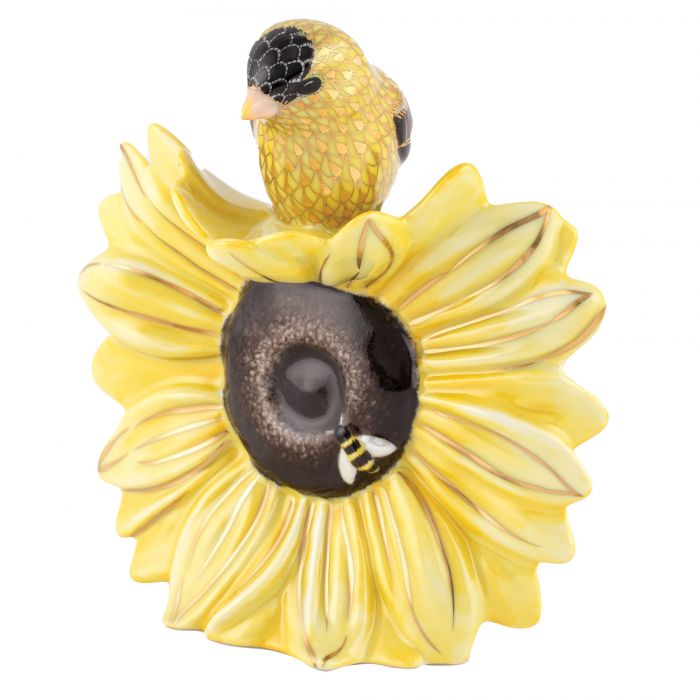 Goldfinch on Sunflower