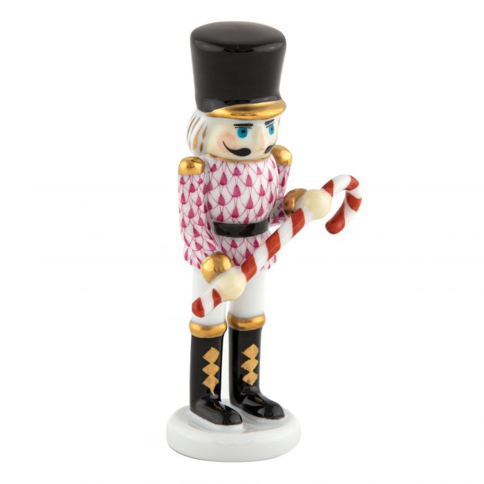 Small Nutcracker with Candy Cane
