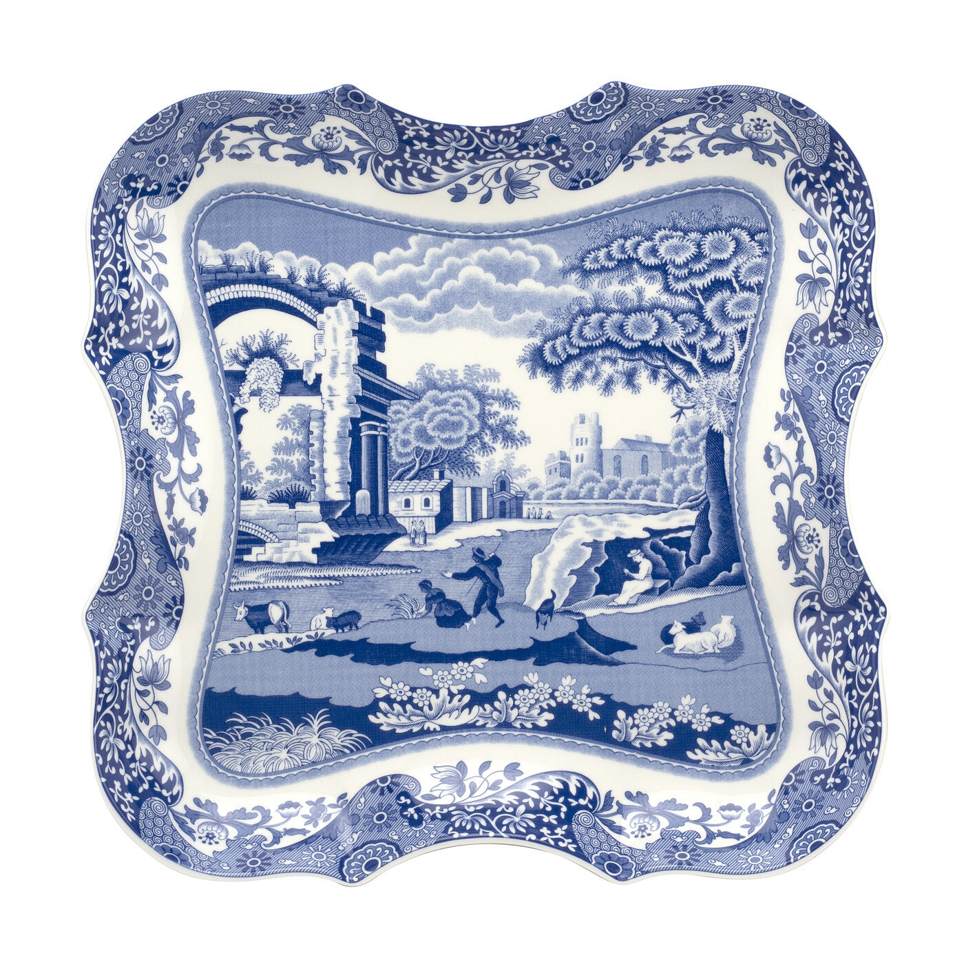 Spode Blue Italian - Serveware Devonia Tray