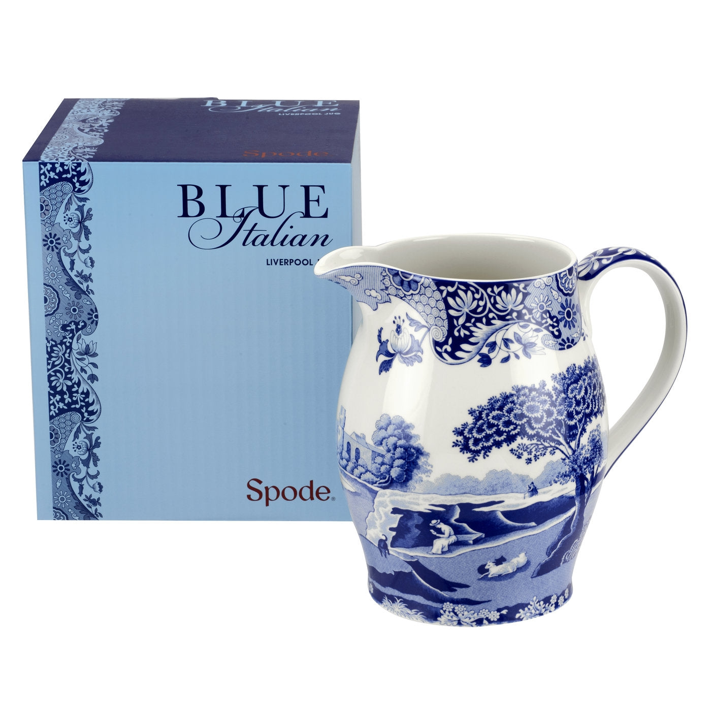 Spode Blue Italian - Serveware Pitcher