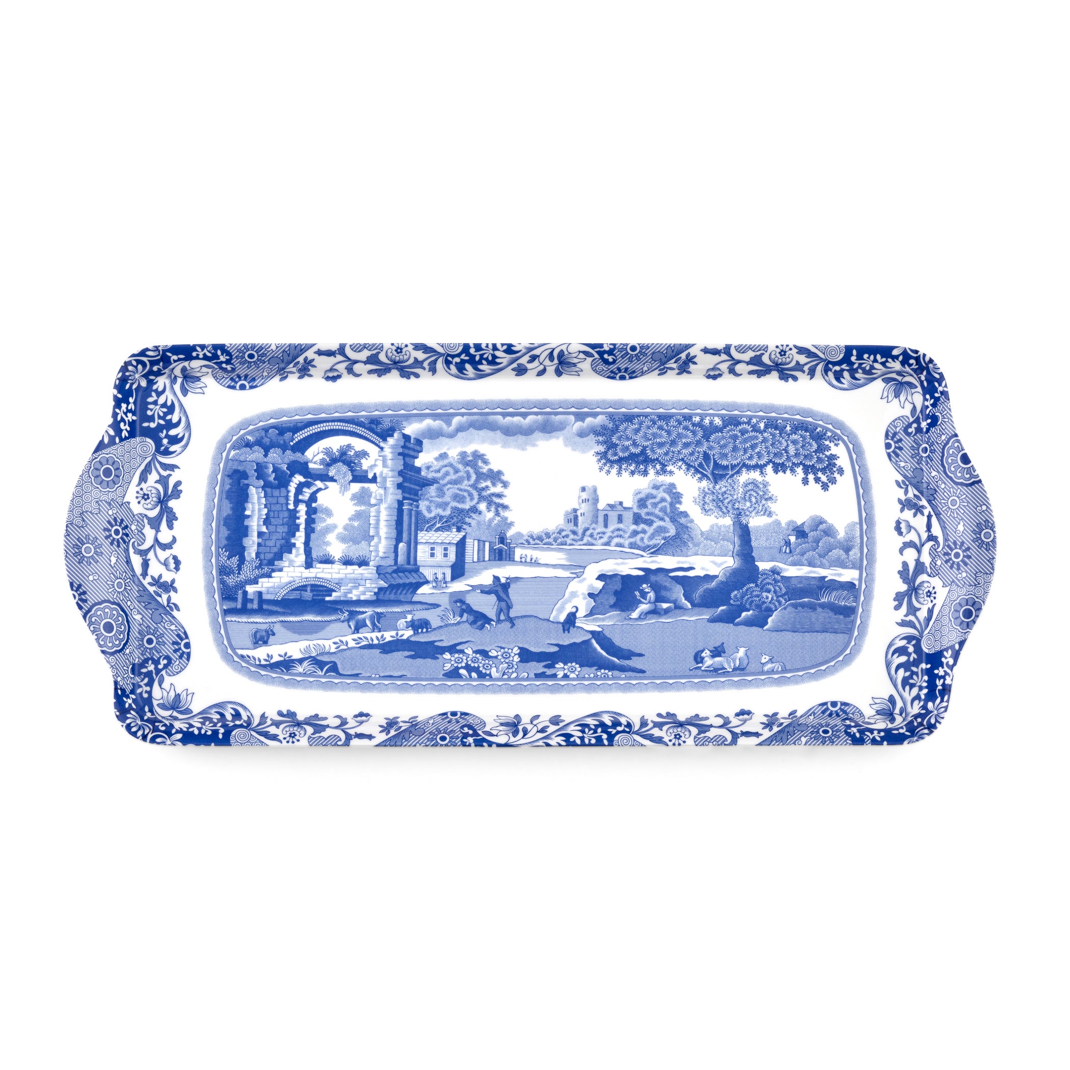 Blue Italian - Pimpernel Accessories Melamine Sandwich Tray