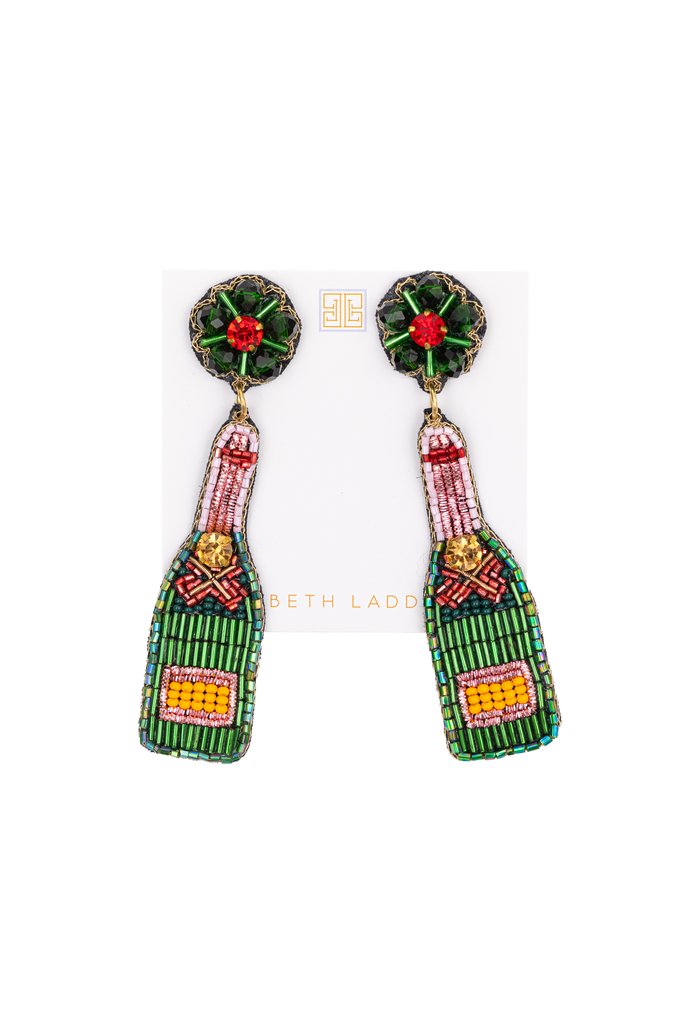 Classic Champagne Bottle earrings