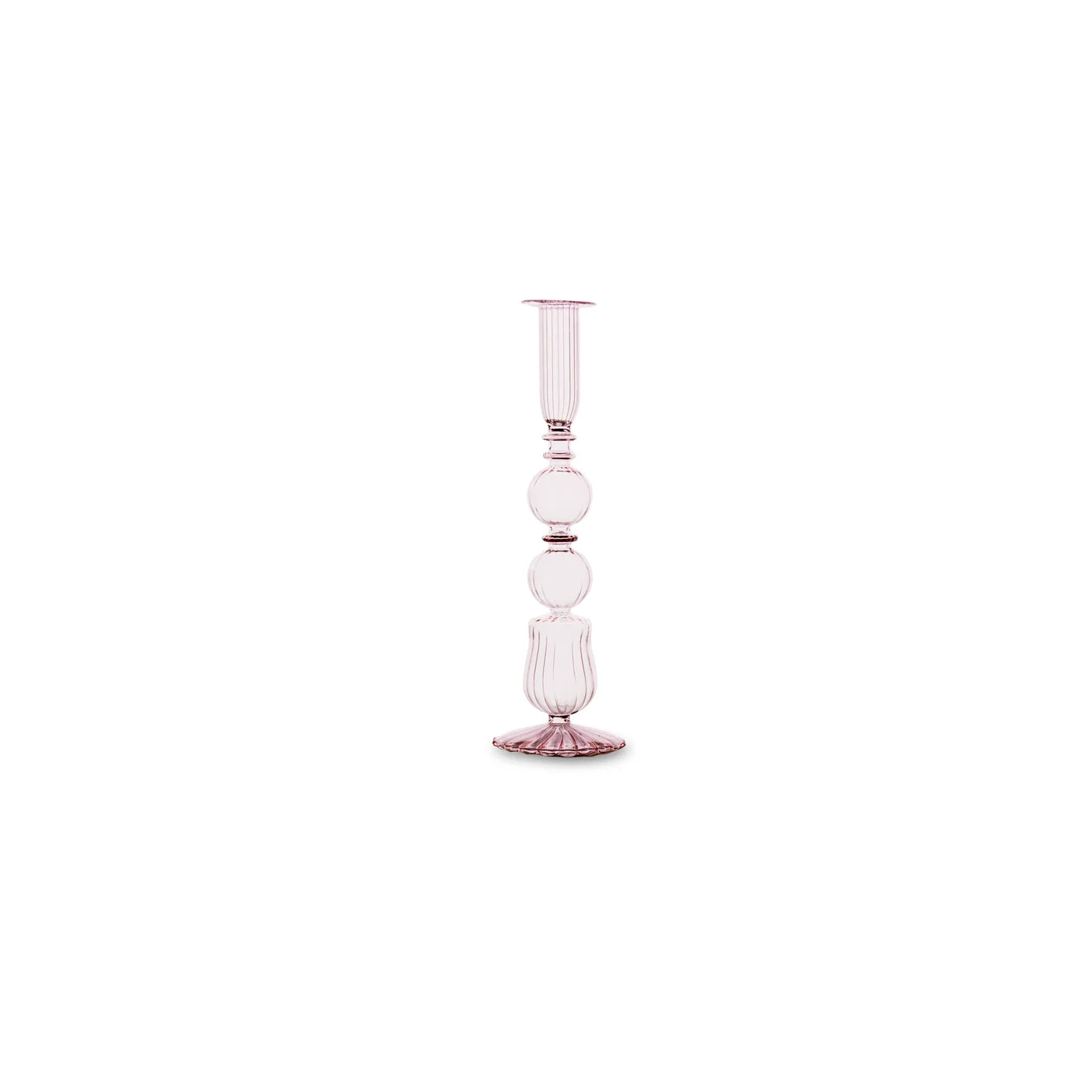 Cambridge Emma 10.5" Candlestick Set of 2 Light Pink