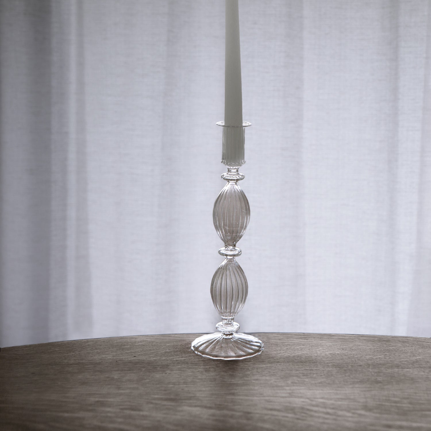 Cambridge Beryl 10" Candlestick Set of 2 (Clear)