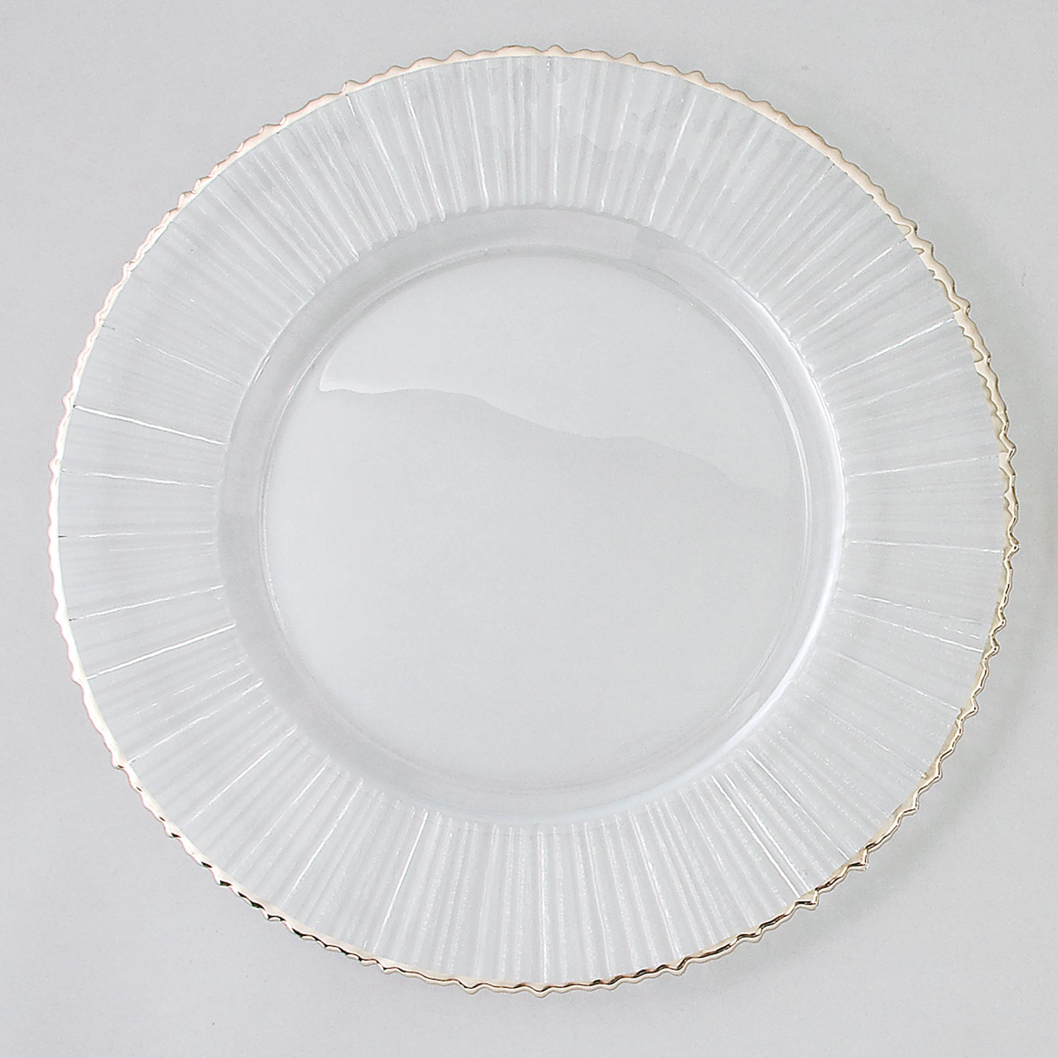 Platinum Rim Charger - Set of 4