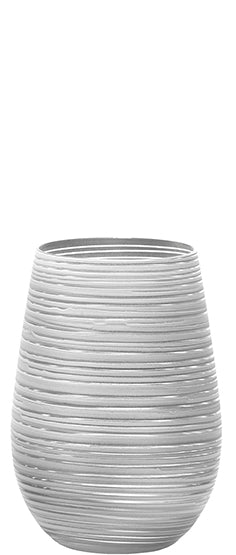 Twister Metallic Tumbler White Silver