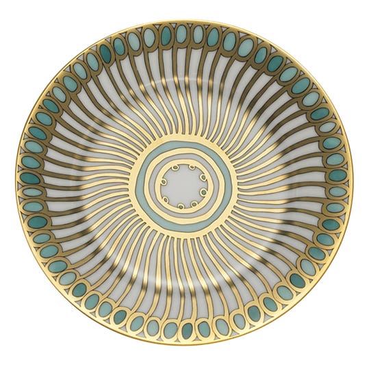 Syracuse Turquoise Bread And Butter Plate 6.25"