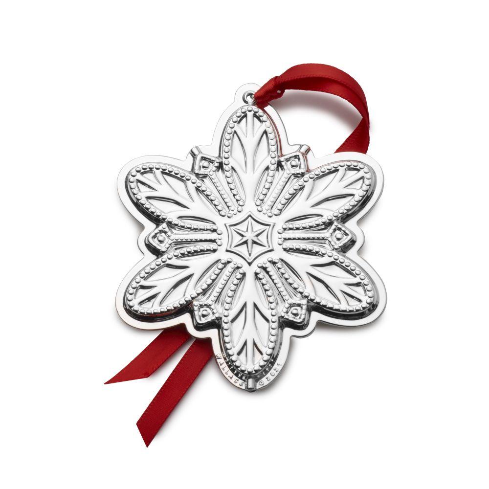Wallace Silver Plated Snowflake ornament