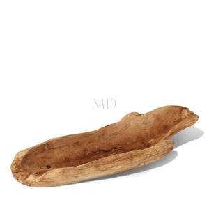 Live Edge Teak Wood Bowl