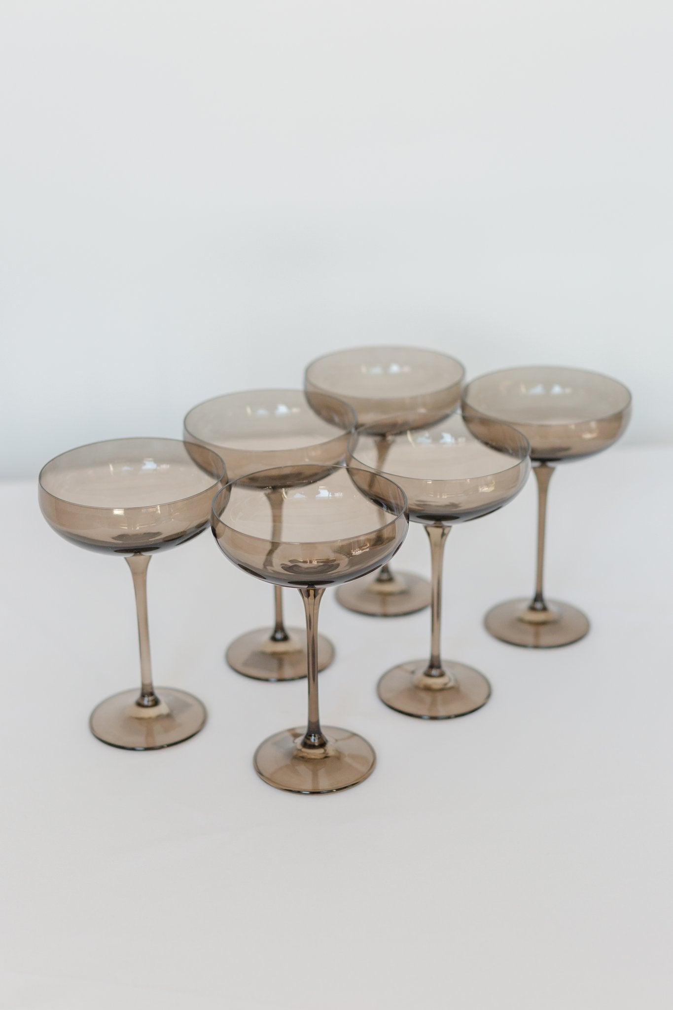 Estelle Colored Champagne Coupe - Set of 2