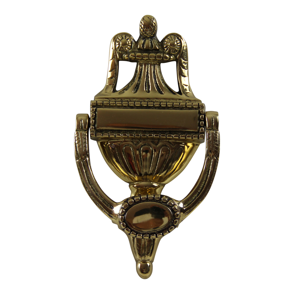 Brass Door Knocker - Engraved