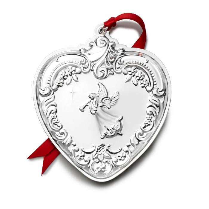Wallace Sterling Grande Baroque Heart Ornament