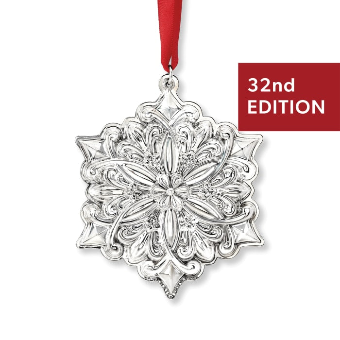 Towle Old Master Sterling Snowflake Ornament