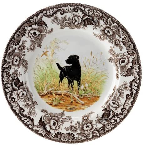 Woodland - Dinner Plate (Black Labrador Retriever)