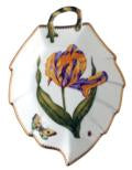 Anna Weatherley Old Master Tulips Leaf Dishes