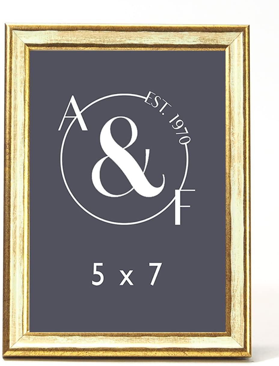 Gold W/cream Channel 5x7