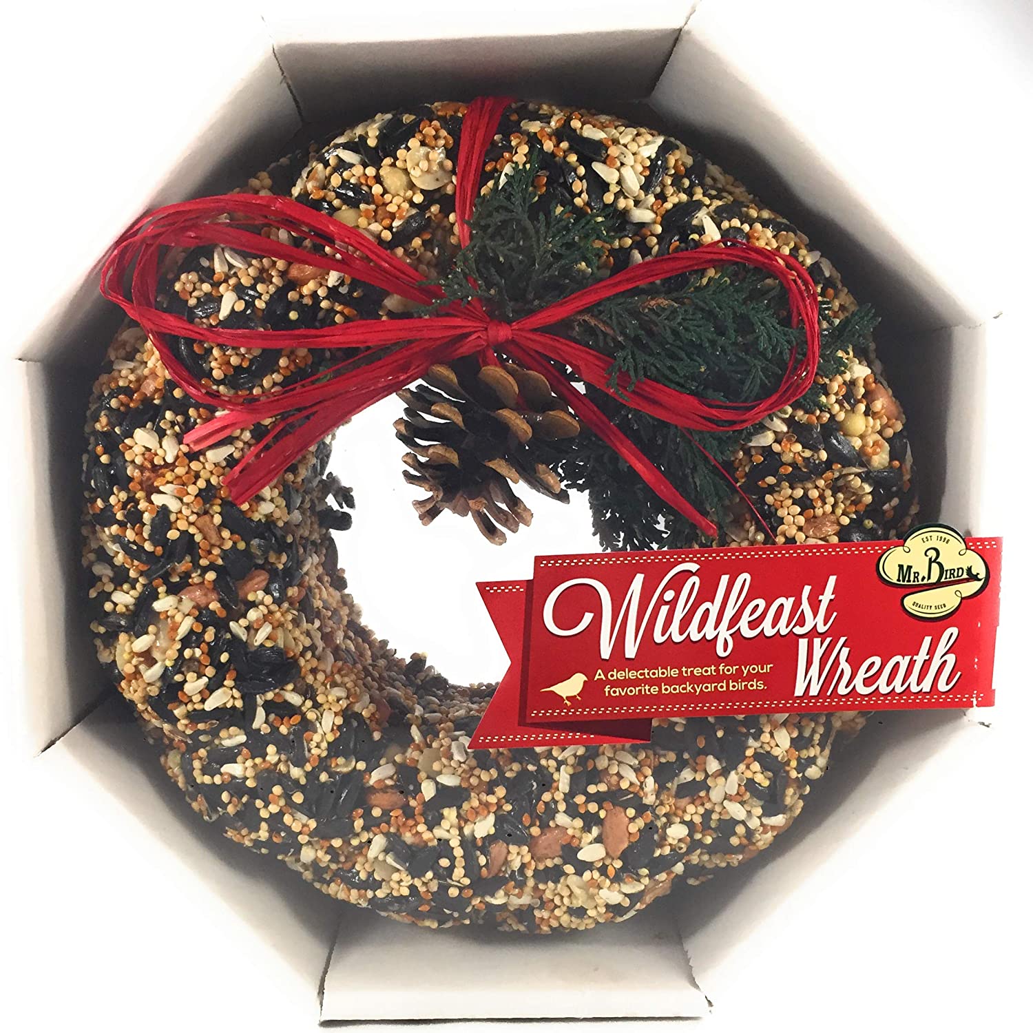 Birdseed Wildfeast Wreath
