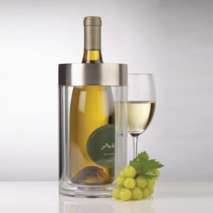 Thick Acrylic & Stainless Wine Cooler
