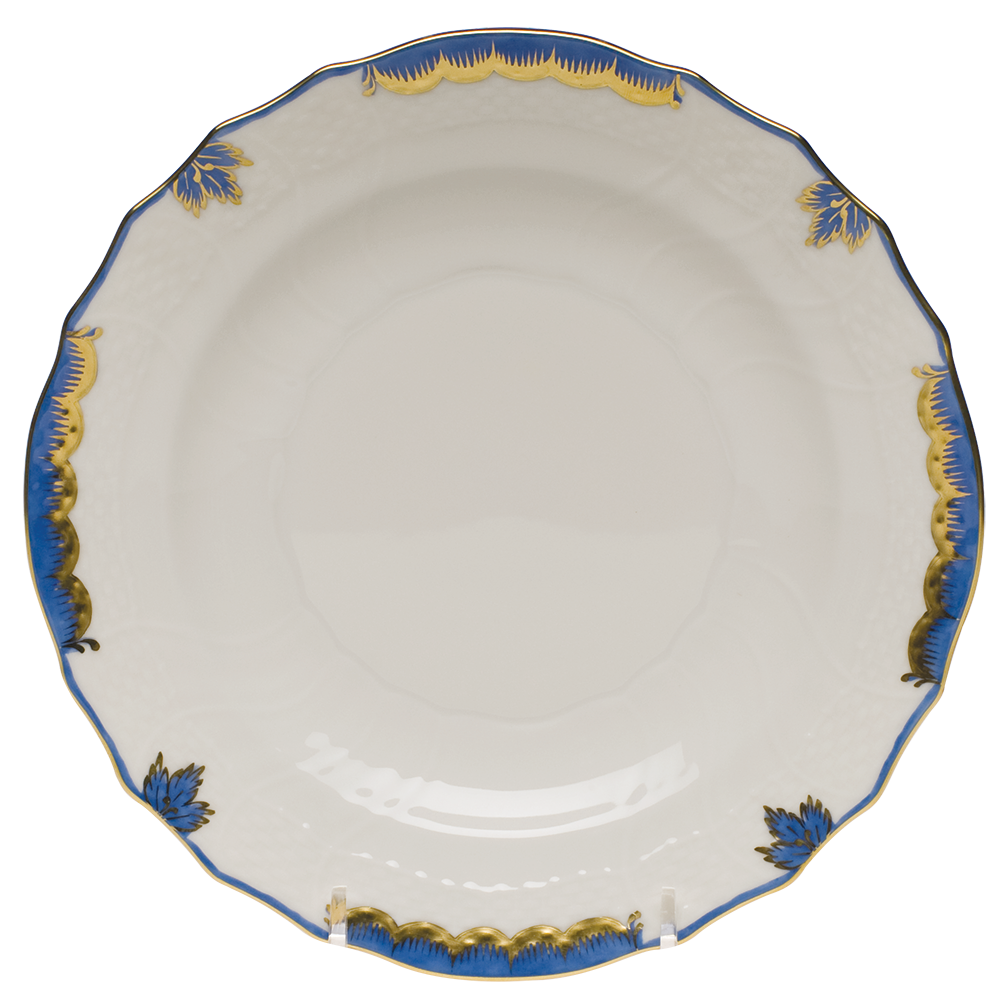 Princess Victoria Blue Salad Plate 7.5"d - Blue