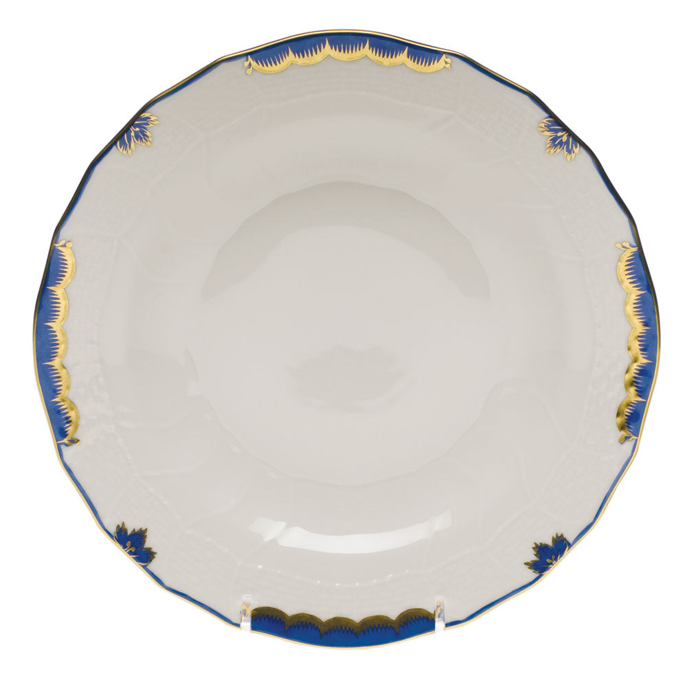 Herend Princess Victoria Blue Dessert Plate 8.25"d - Blue