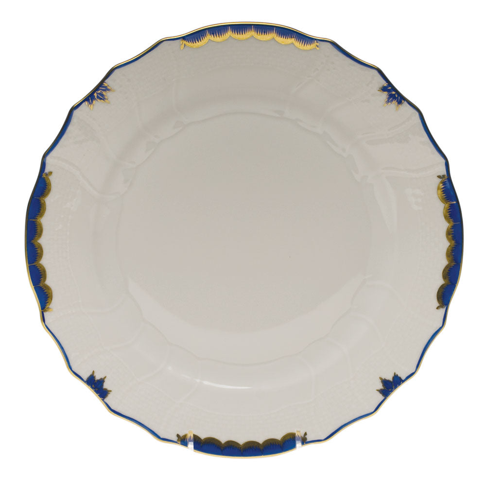 Herend Princess Victoria Blue Dinner Plate 10.5"d - Blue