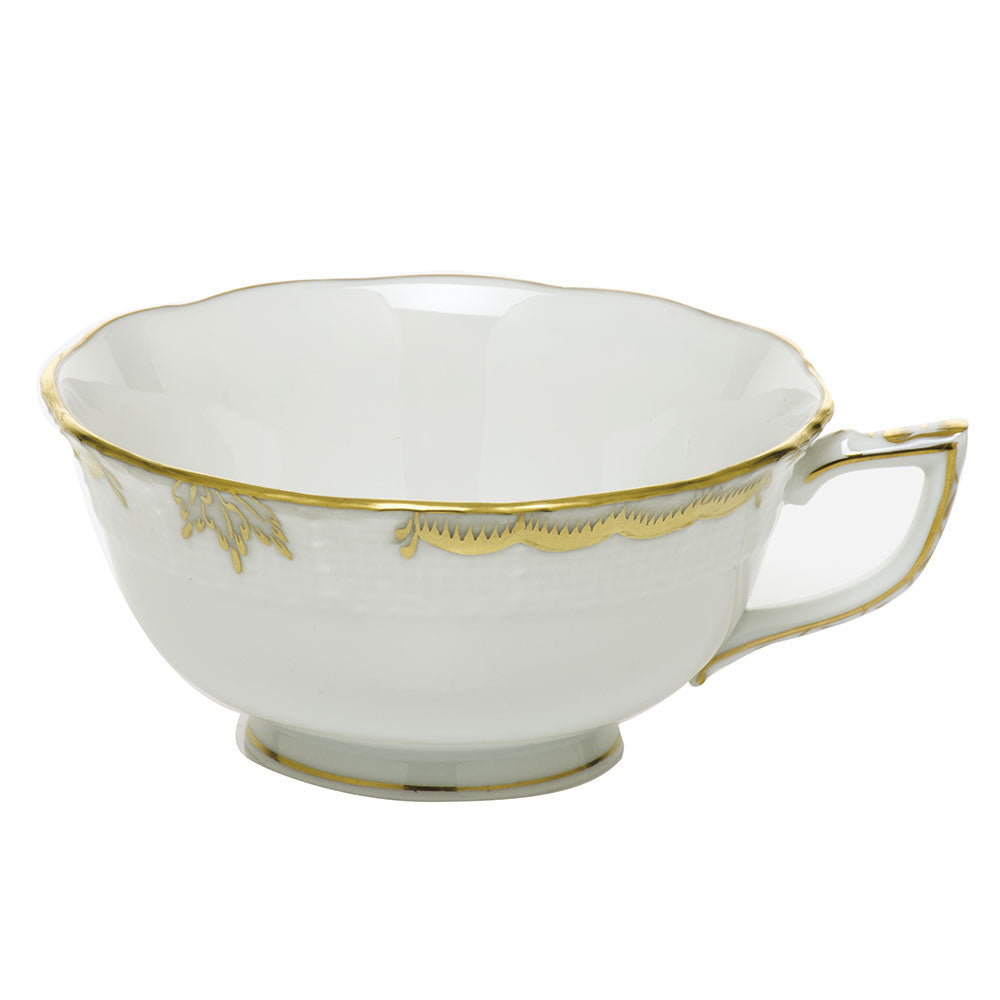 Herend Princess Victoria Gray Tea Cup (8 Oz) - Gray