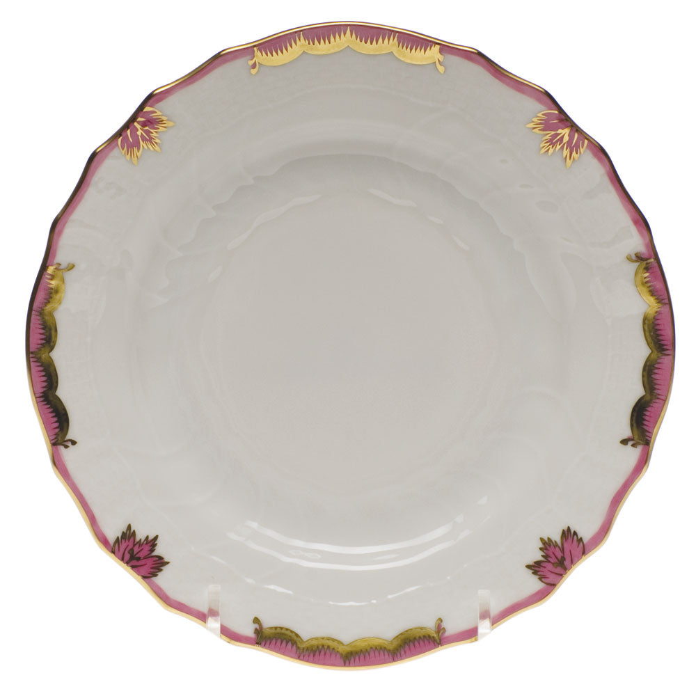 Herend Princess Victoria Pink Bread And Butter Plate 6"d - Pink