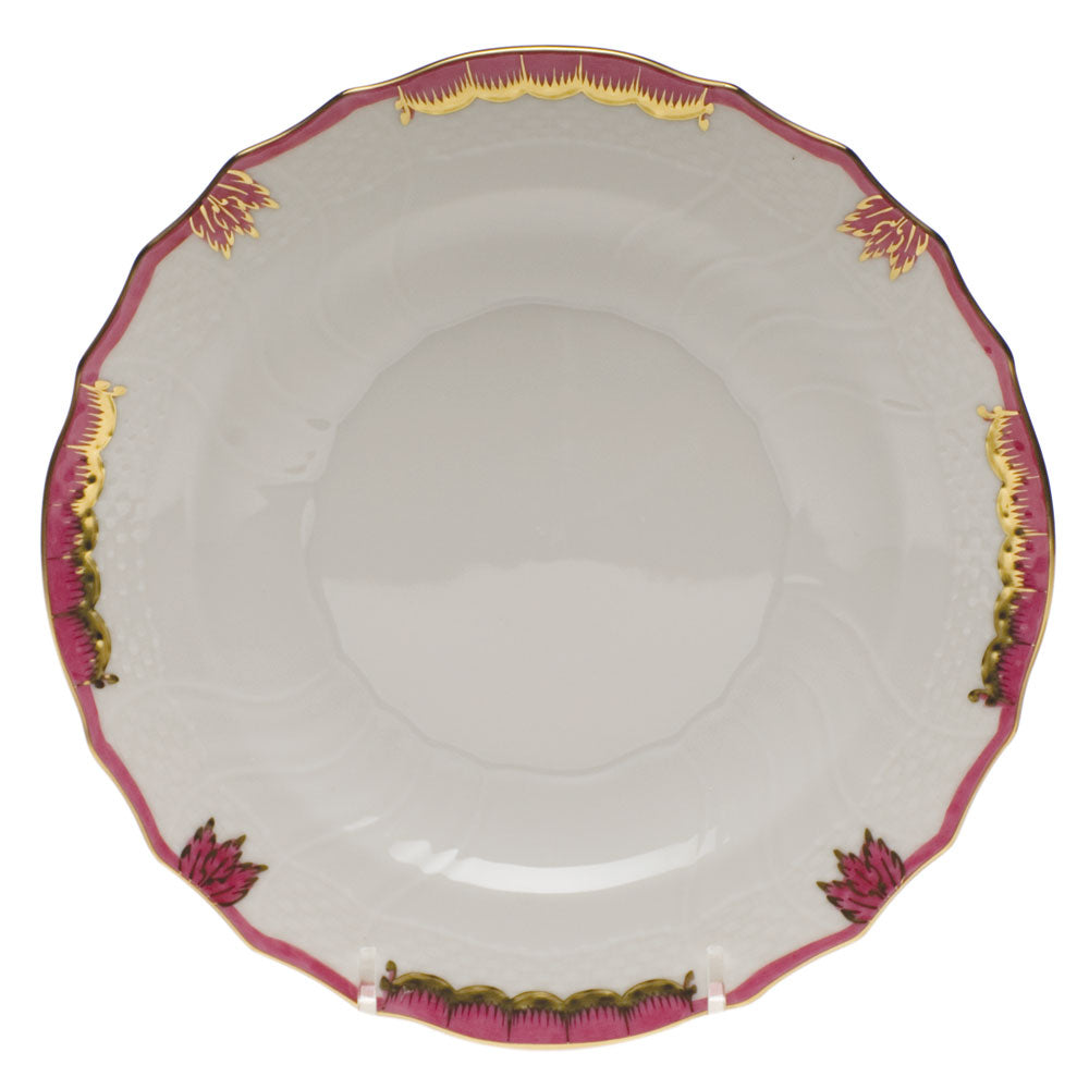 Herend Princess Victoria Pink Salad Plate 7.5"d - Pink