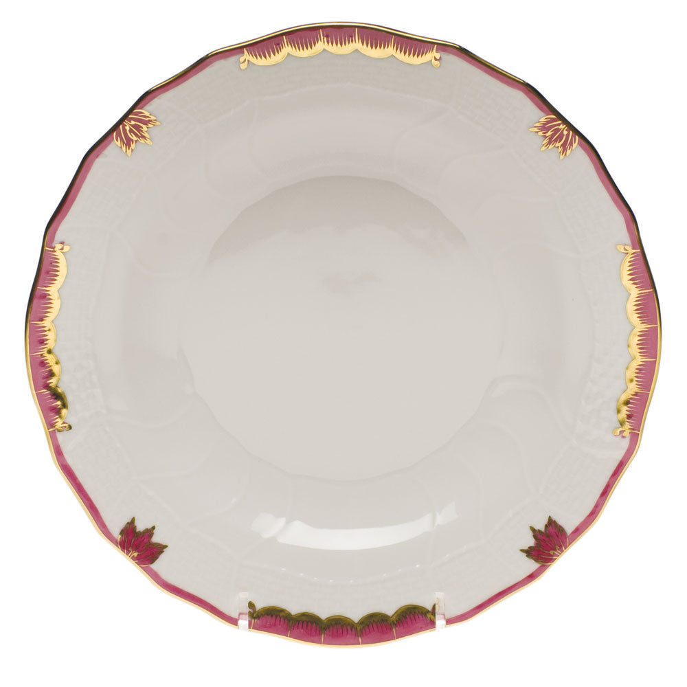 Herend Princess Victoria Pink Dessert Plate 8.25"d - Pink